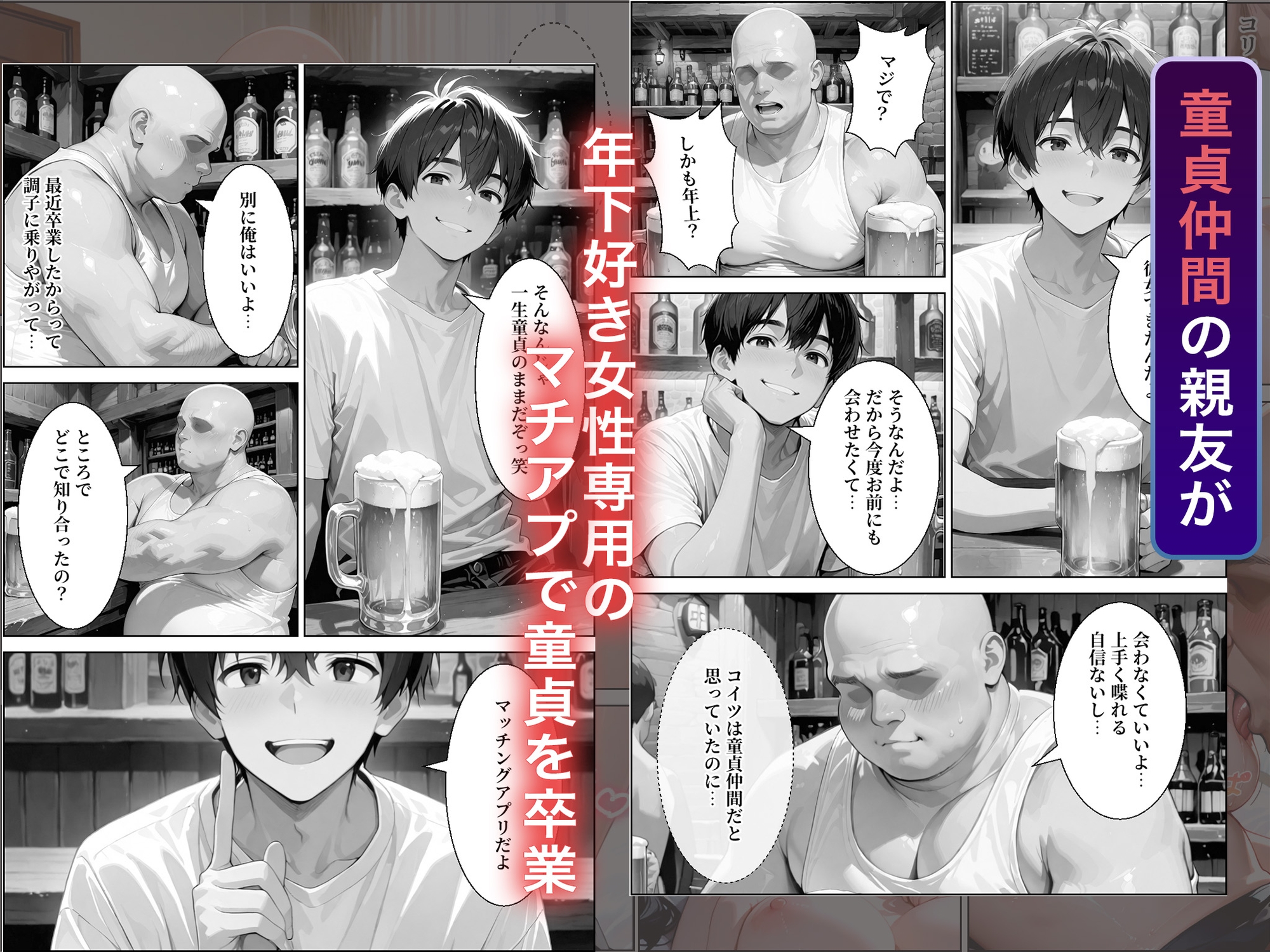コミュ障童貞の俺が年下好き女性専用のマチアプでシングルマザーに筆下ろししてもらった話 サンプル1