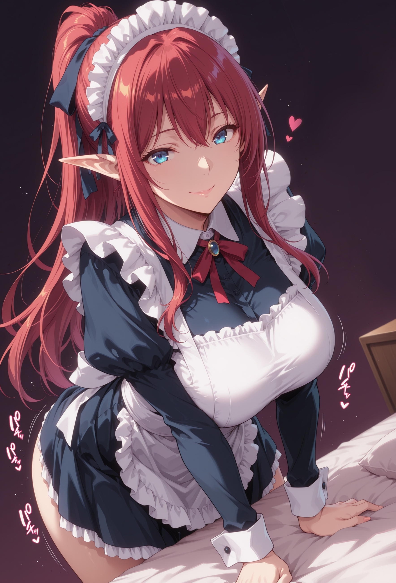 エルフのメイドさんの誘惑9 画像1