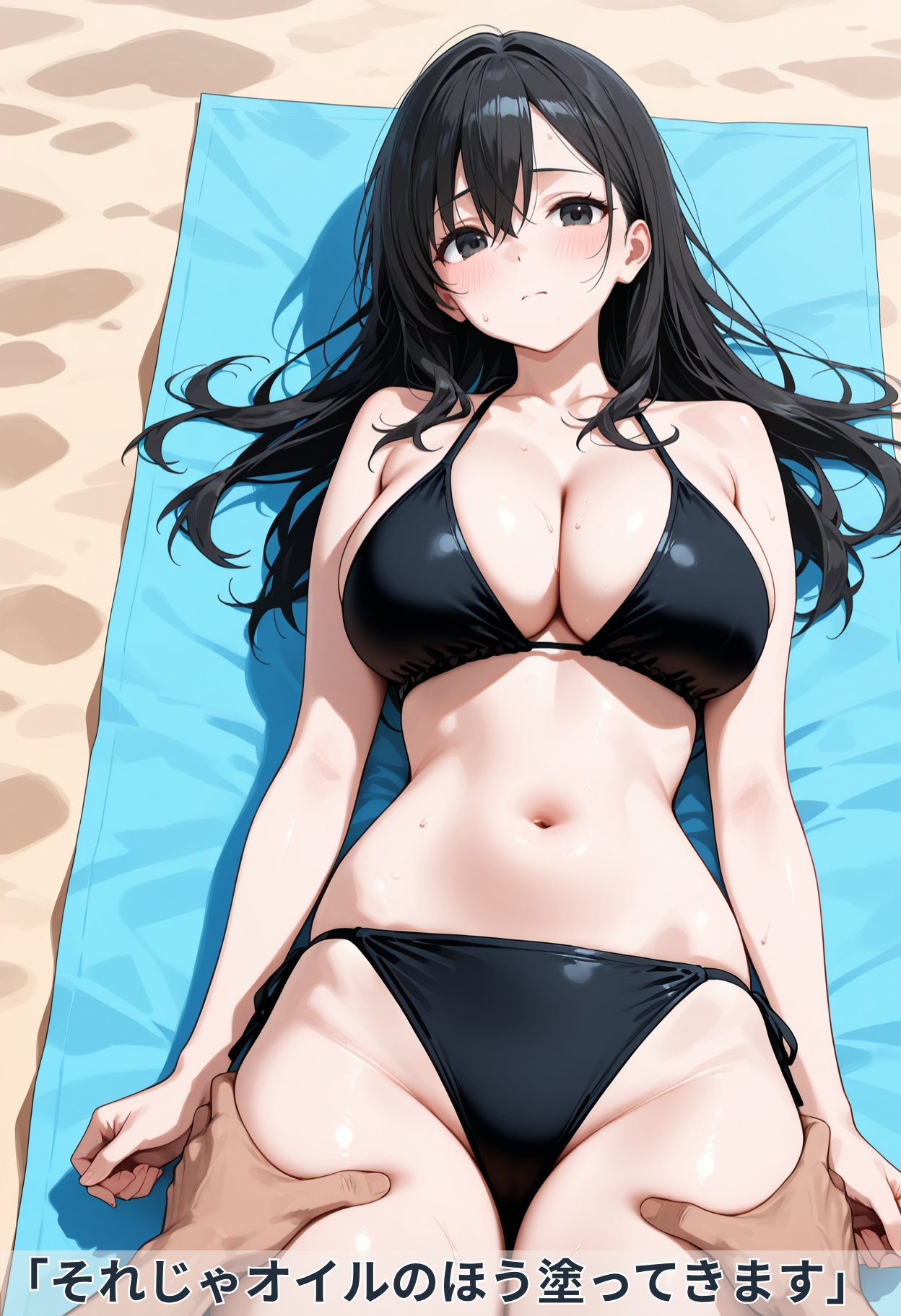 寝取られ人妻 ビーチで媚薬オイル完堕ち編4【全219枚】 画像2