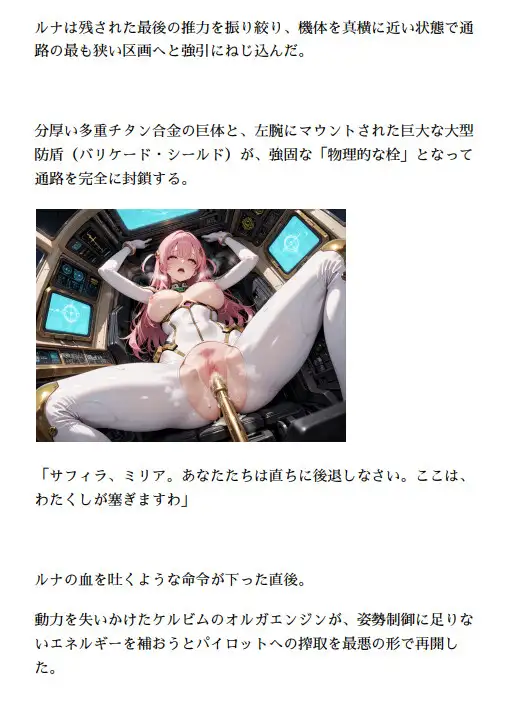 オルガエンジン:鋼の城壁『残月』〜カテドラル・ノース防衛戦〜 サンプル画像 8