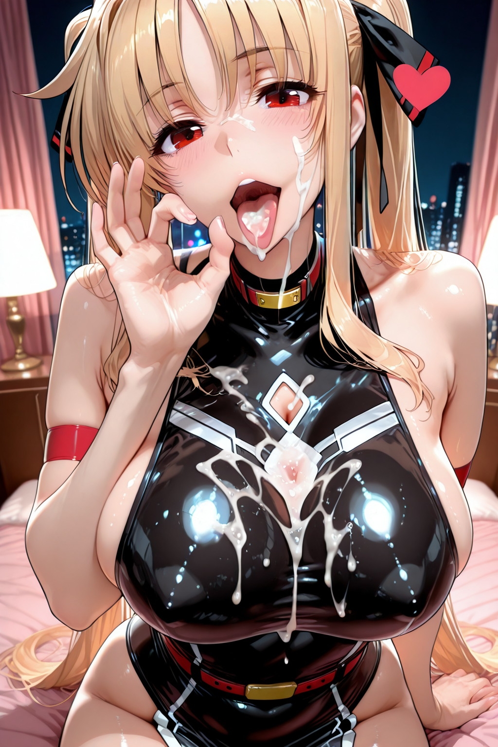 包茎もキレイにフェラしてくれて妊娠までしてくれる執務官のお姉さん:フェイ〇の場合 画像1