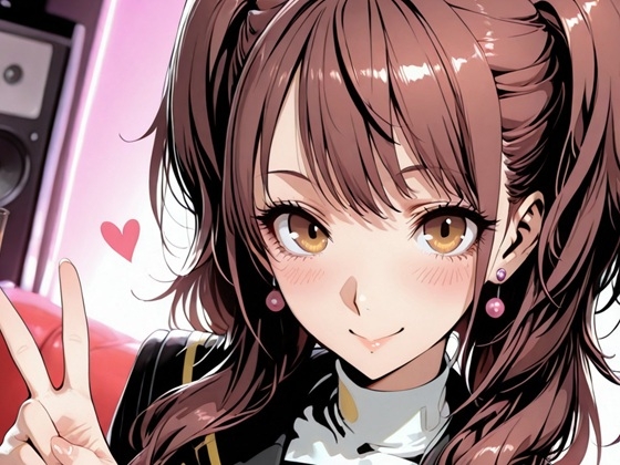 先輩には見せるアイドルの素顔:久慈川り〇の場合