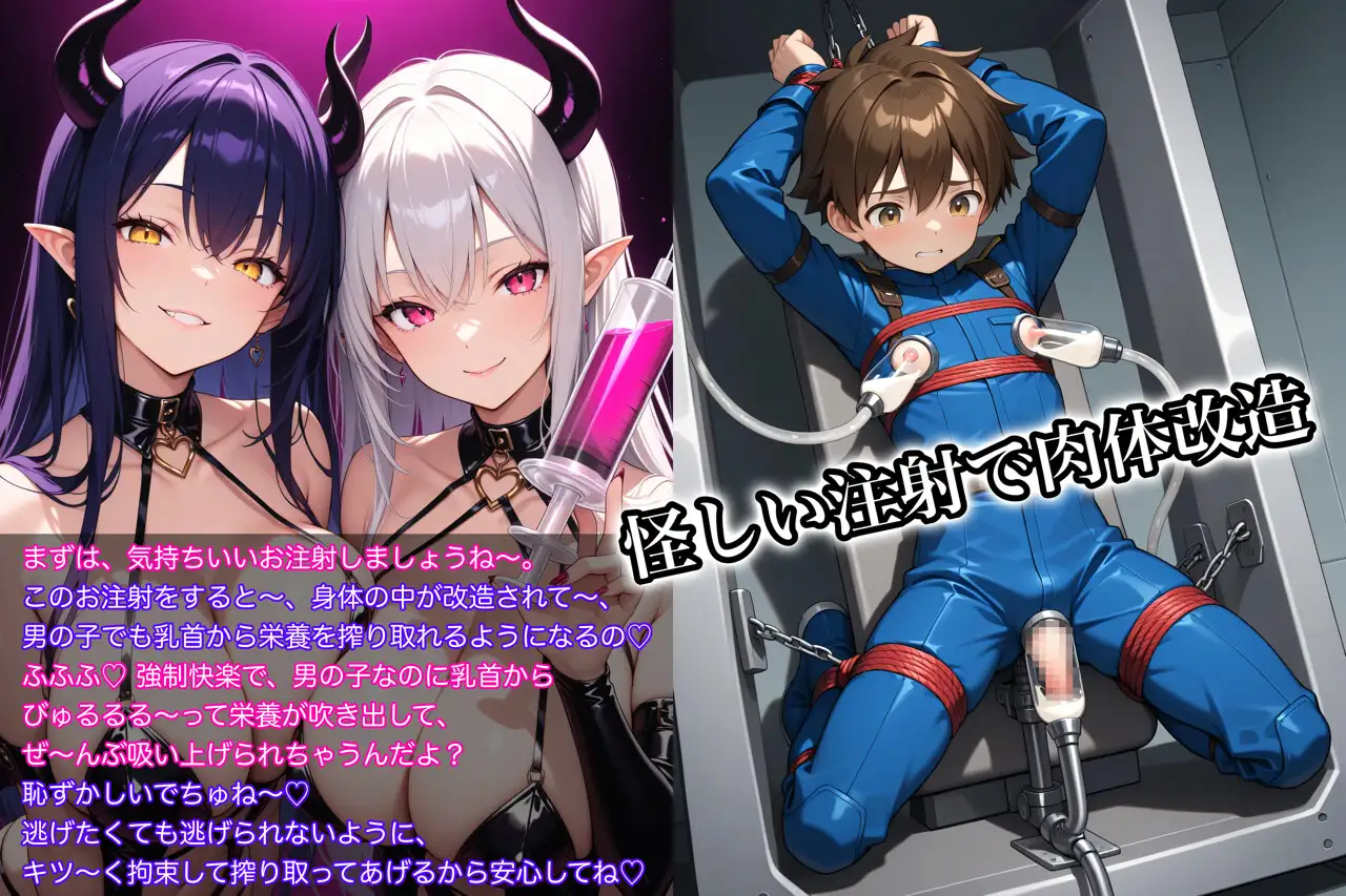 ヒーロー君はサキュバス様の搾精マゾ家畜になりました サンプル画像4