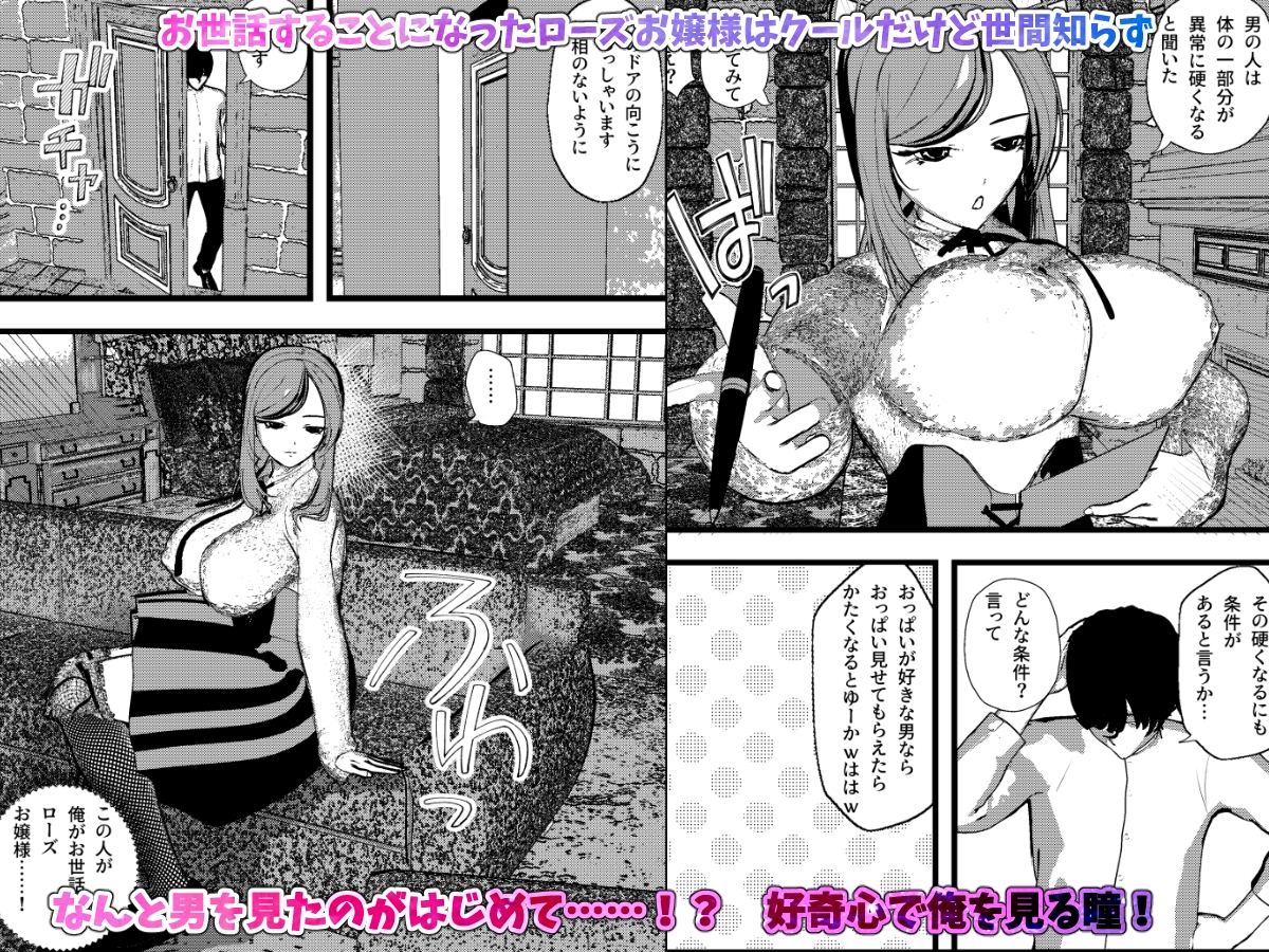 無表情クールなお嬢様は俺の事が大好きで献身的なSEXしてくれちゃうッ！ 画像1
