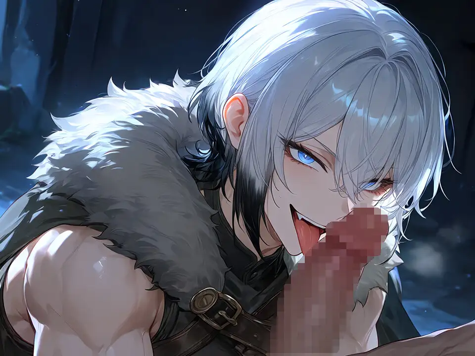ちんぽ狩り女騎士に襲われた！【フェラ特化/女性優位/イラマチオ】 サンプル画像 3