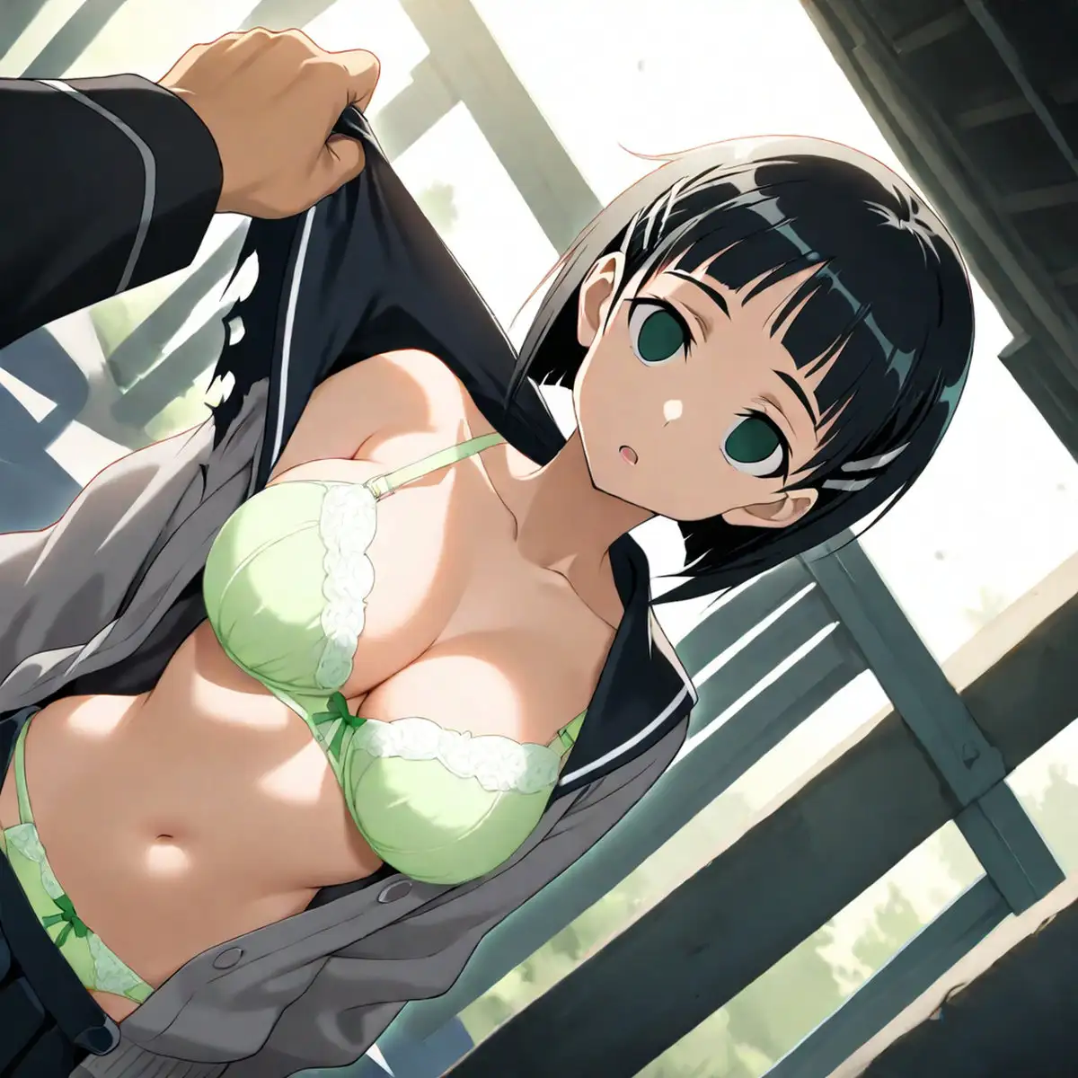 性欲処理用娘の直葉ちゃん サンプル画像 2
