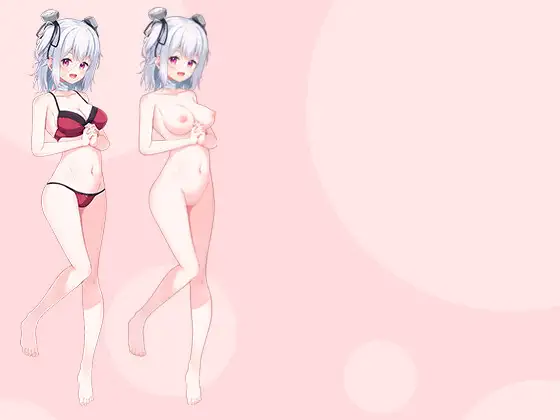 【立ち絵素材R18】ちょっぴりおかしな傷有少女 フルセットPSDパック サンプル画像 3