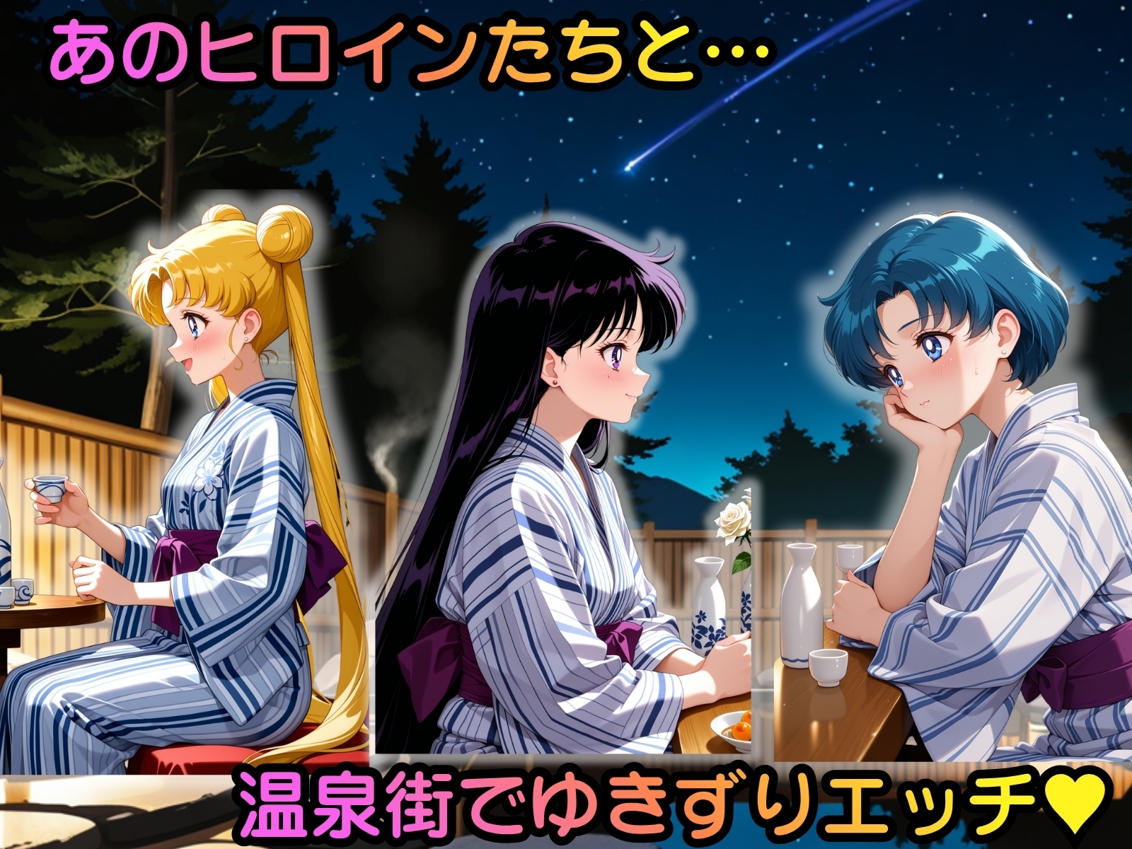 ヒロイン温泉街ゆきずりエッチ 美少女戦士セーラ●ムーン編 画像1