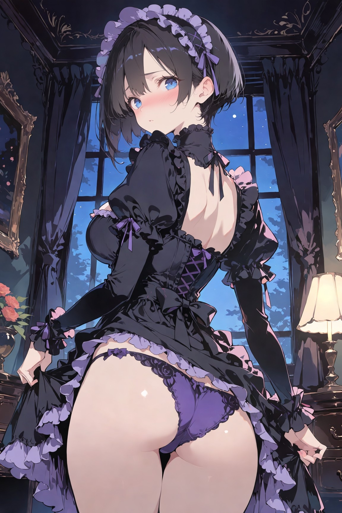 ボーイッシュ巨乳メイドの夜伽奉仕 ～ゴスロリを脱ぎ捨てて御主人様に捧げる蜜尻～ サンプル2