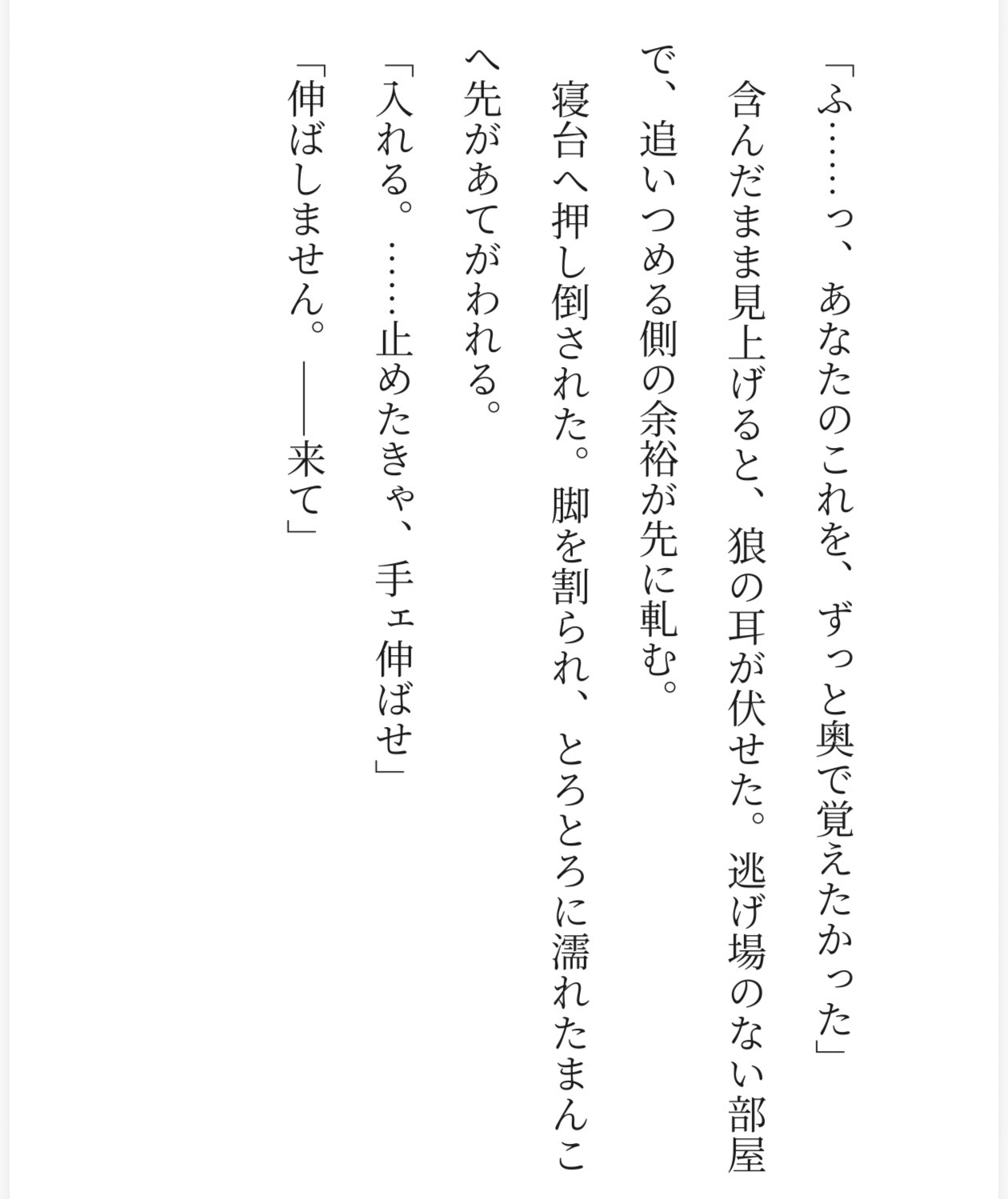 鉄の規程と、狼の縄張り ~発情がバレたカントボーイΩ監察官、狼αに嗅ぎ当てられ結びで栓されたまま奥に中出し~のサンプル画像 2