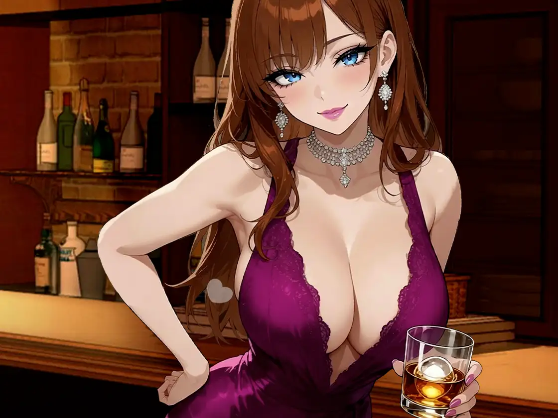 こんな時間に来てくれてありがとう！10年ぶりに訪れたスナック、閉店後ママと二人きりキスから始まる急激なエスカレート サンプル画像 5