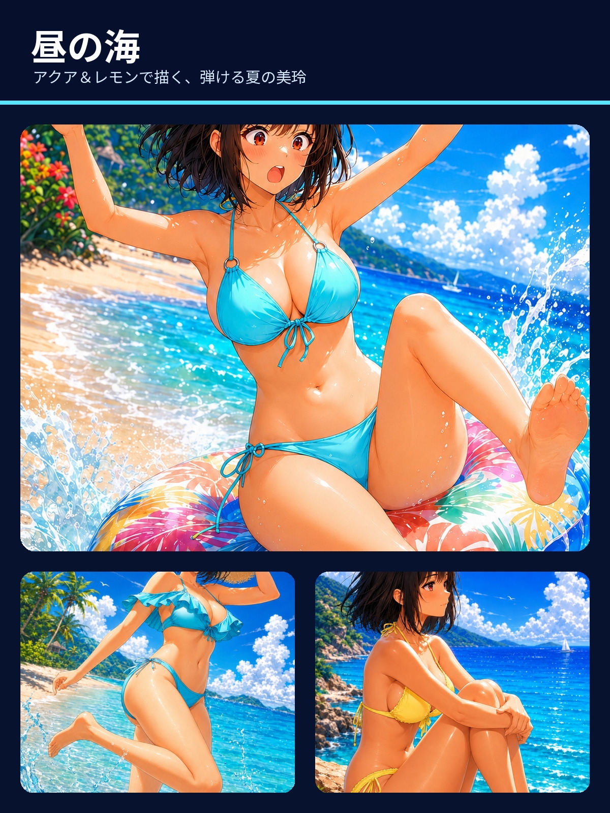 水際、君だけに。-月城美玲 水着グラビア画集- 画像1
