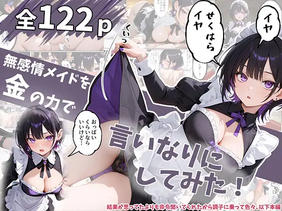 無感情メイドを金の力で言いなりにしてみたら思ったより命令聞いてくれたから調子に乗って… ジャケット画像