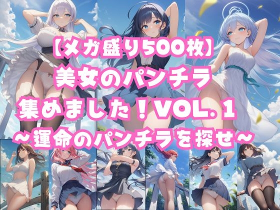 【メガ盛り500枚】美女のパンチラ集めました！Vol.1 ～運命のパンチラを探せ～