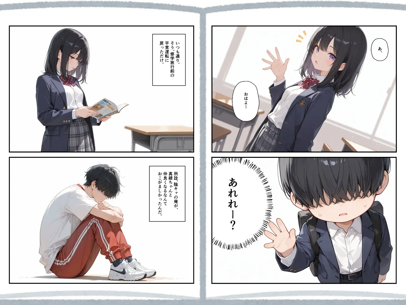 修学旅行、後。憧れの同級生との後日談。 サンプル画像 3