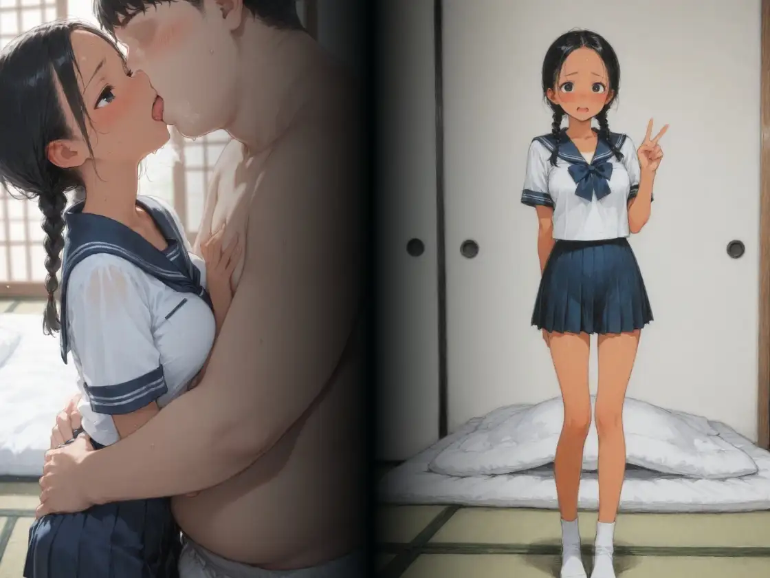 日焼け後残る彼女〜真夏の思い出〜 サンプル画像 5