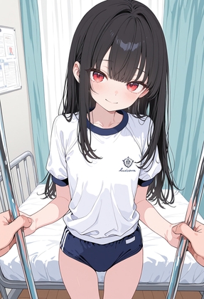 ちっぱい黒髪赤目美少女・黒崎れいの身体はおじさんの性処理専用2