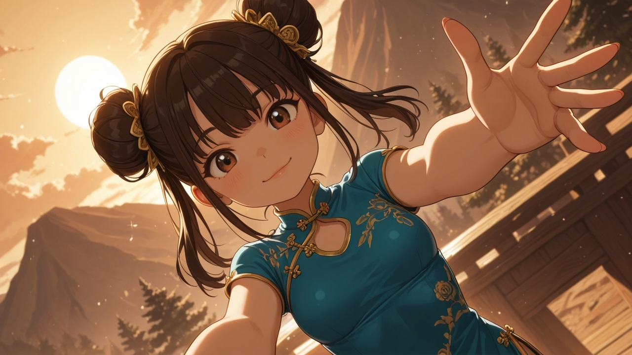 チャイナ服の女の娘 画像1