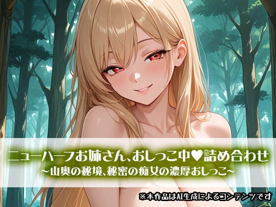 ニューハーフお姉さん、おしっこ中詰め合わせ～山奥の秘境、秘密の痴女の濃厚おしっこ～