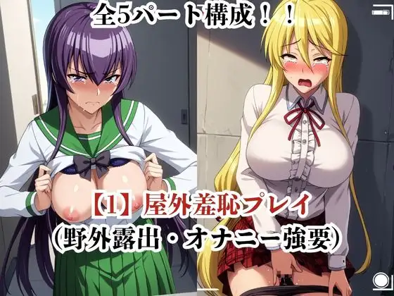 肉玩具認定証発行!!街の性処理係堕ち。―快楽と恥辱の記録―毒●冴子&鞠●静香編 サンプル画像 3