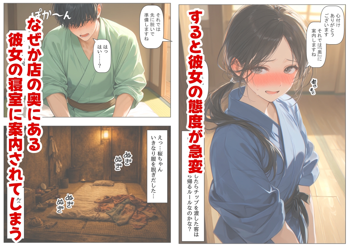 戦国時代に俺が転移したら、飯屋がエロすぎた実話 サンプル4