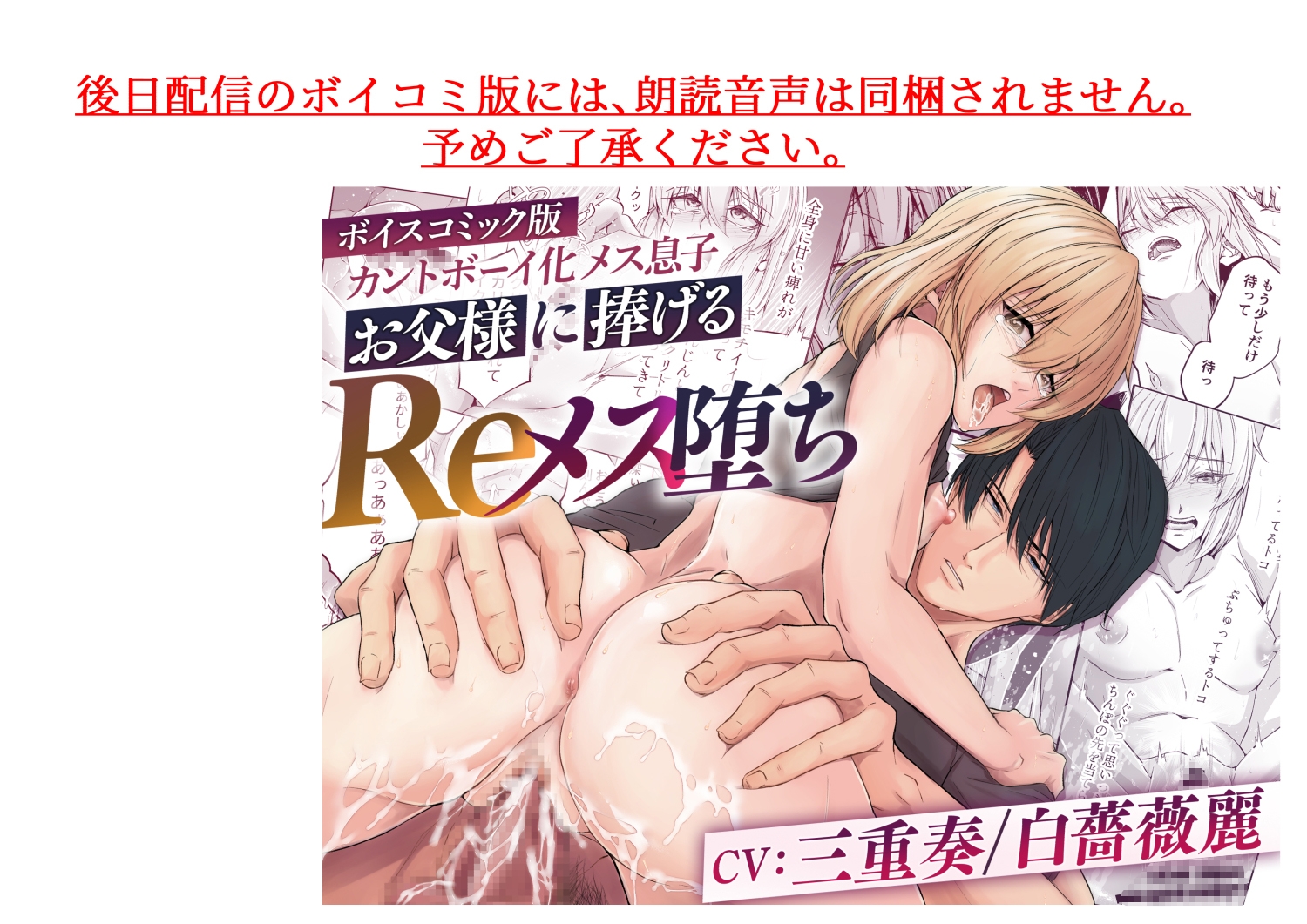 小説朗読版「お父様ちんぽとお兄様ちんぽWメス穴ハメ愛されえっち」 サンプル2