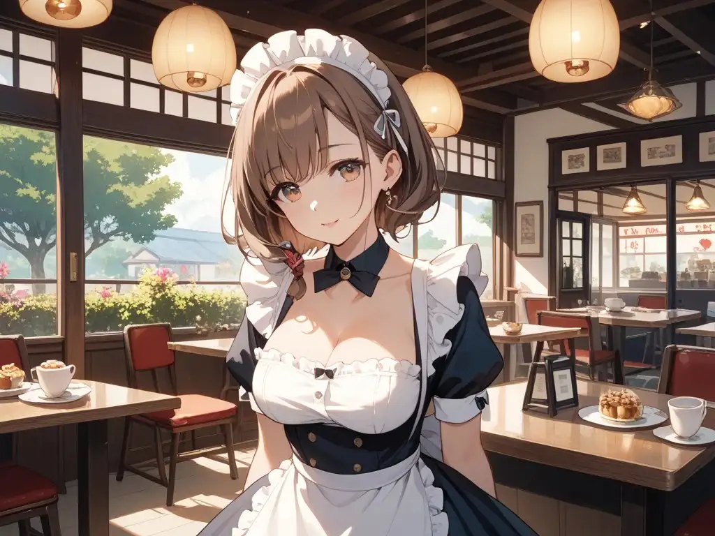 柔道娘と浴衣美女と船乗り美女とメイドのお仕事 サンプル画像 8