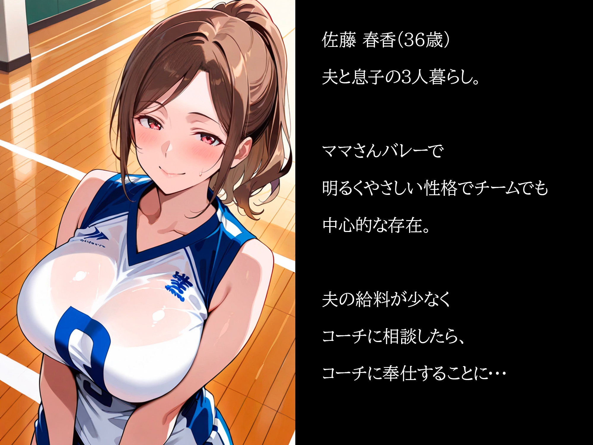 むちむち人妻調教〜豊満なバレーママがコーチのデカチンで完堕ち〜 サンプル3