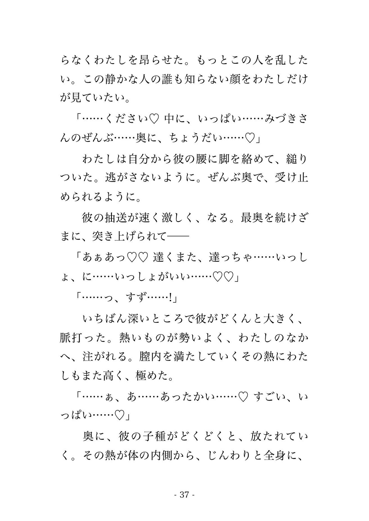 大雪で下山できず孤立した山頂の天文台で、寡黙な観測員と二人きり、星も見えぬ吹雪の一晩をストーブのそばで身を寄せ合ううちに朝まで奥に注がれた天体観測ツアー客の話 サンプル11
