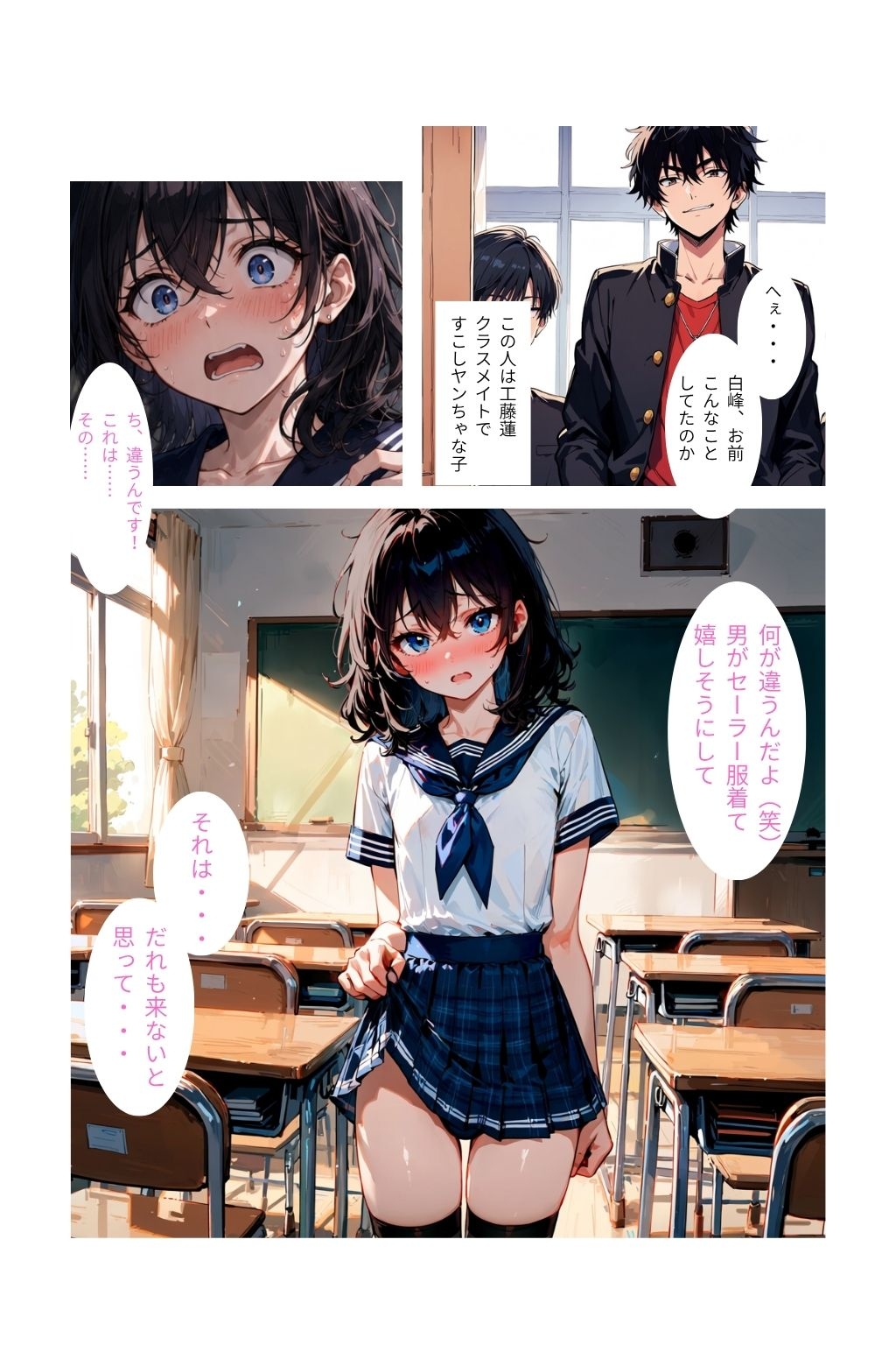 男の娘は今日も犯される〜アナル中出しで精液まみれの日々〜 サンプル3