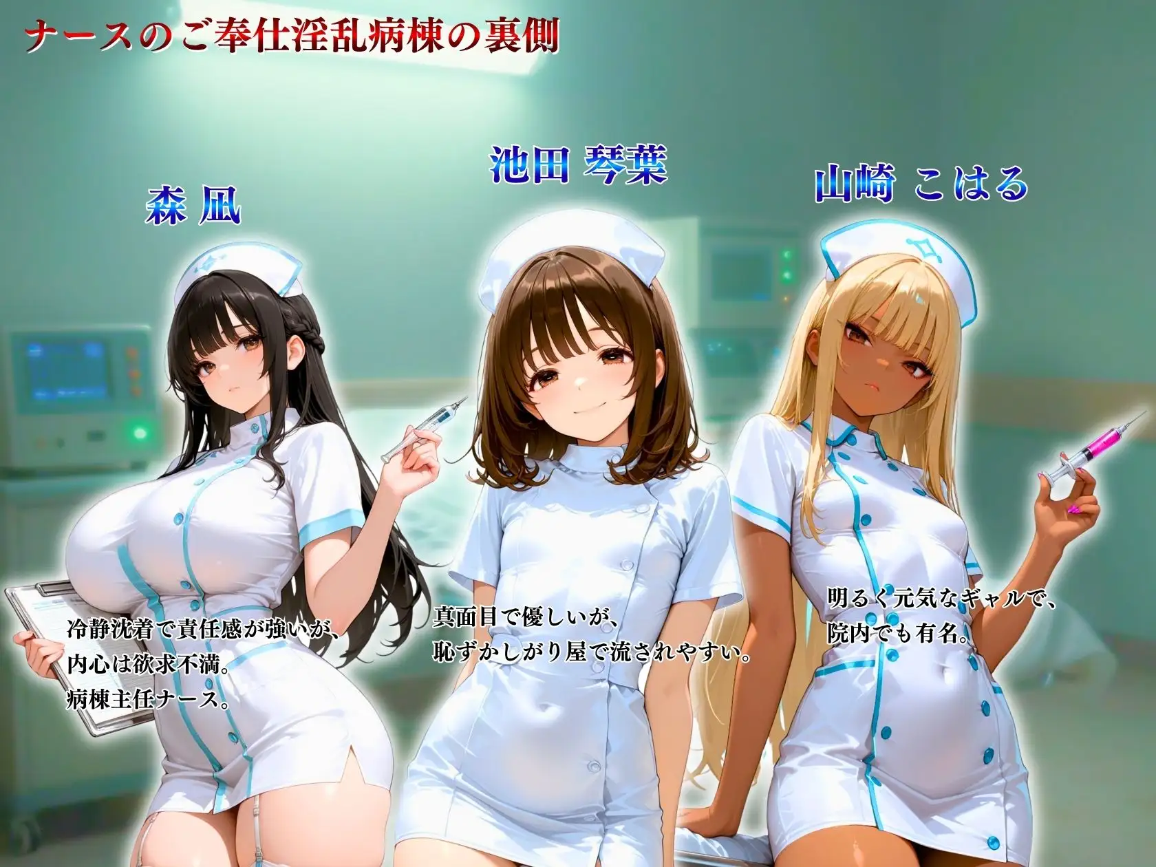 ナースのご奉仕淫乱病棟の裏側「ナースコールで濡れちゃうの…」即ハメ応答快楽堕ち サンプル画像 2
