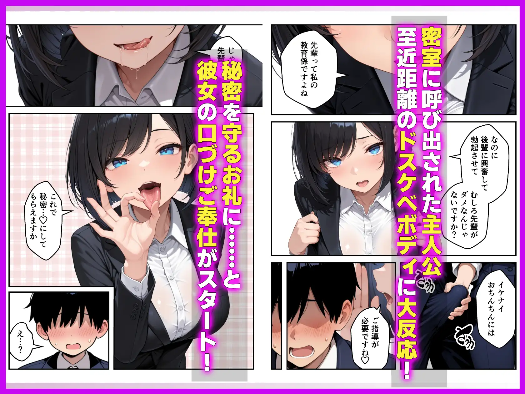 見た目120点の後輩新卒OLを教育するはずが逆に射精管理された サンプル画像 2