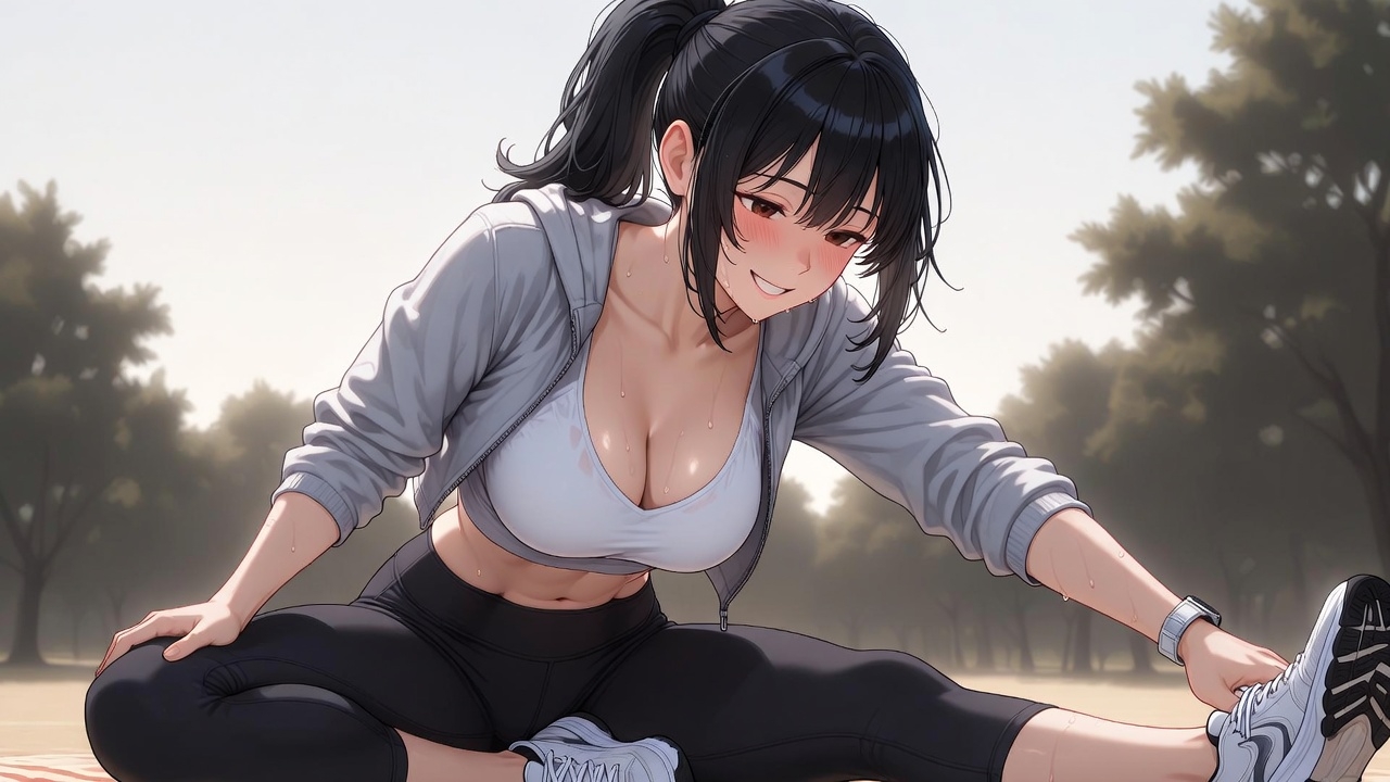 【ASMR】年上トレーナーと一緒にマラソン完走~敬語から始まる30分の励ましと耳かき~ 画像1
