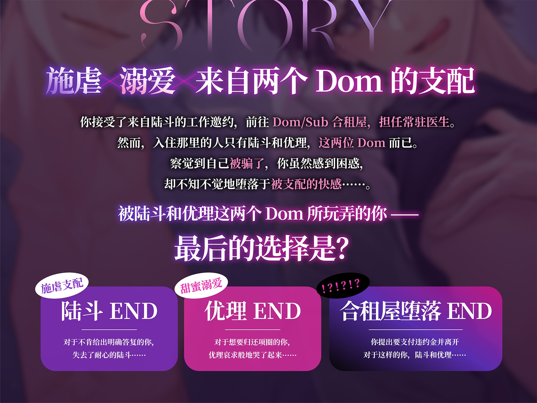 【简中版】欢迎来到Dom/Sub合租屋 ～支配与溺爱的调教PLAY～-1画像
