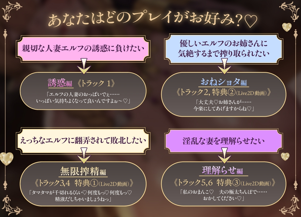 【敗北確定】巨乳人妻エルフは欲求不満 ～人間さんはただのオモチャ♡(※ただし旦那には敵いません♡)Pカップのむちむちボディで身も心も搾り尽くしますっ♡～ サンプル画像6枚目