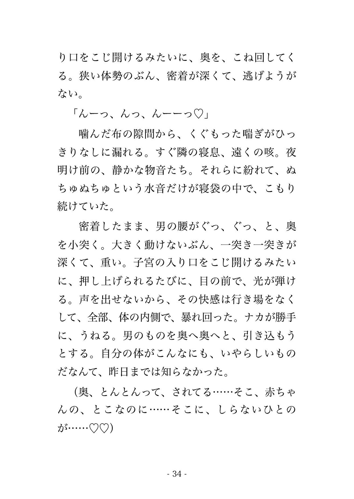 御来光を待つ満員の山小屋の雑魚寝で両隣の登山客の男2人に夜明けまでずっと寝袋の中で身体をまさぐられ声を殺したまま中出しされた登山OLの話 [たんぽぽぽぽぽ] | DLsiteがるまに 9