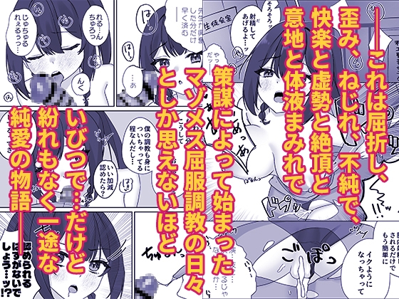 才色兼備の生徒会副会長はマゾメス堕ちしてるのを意地でも認めない 画像1
