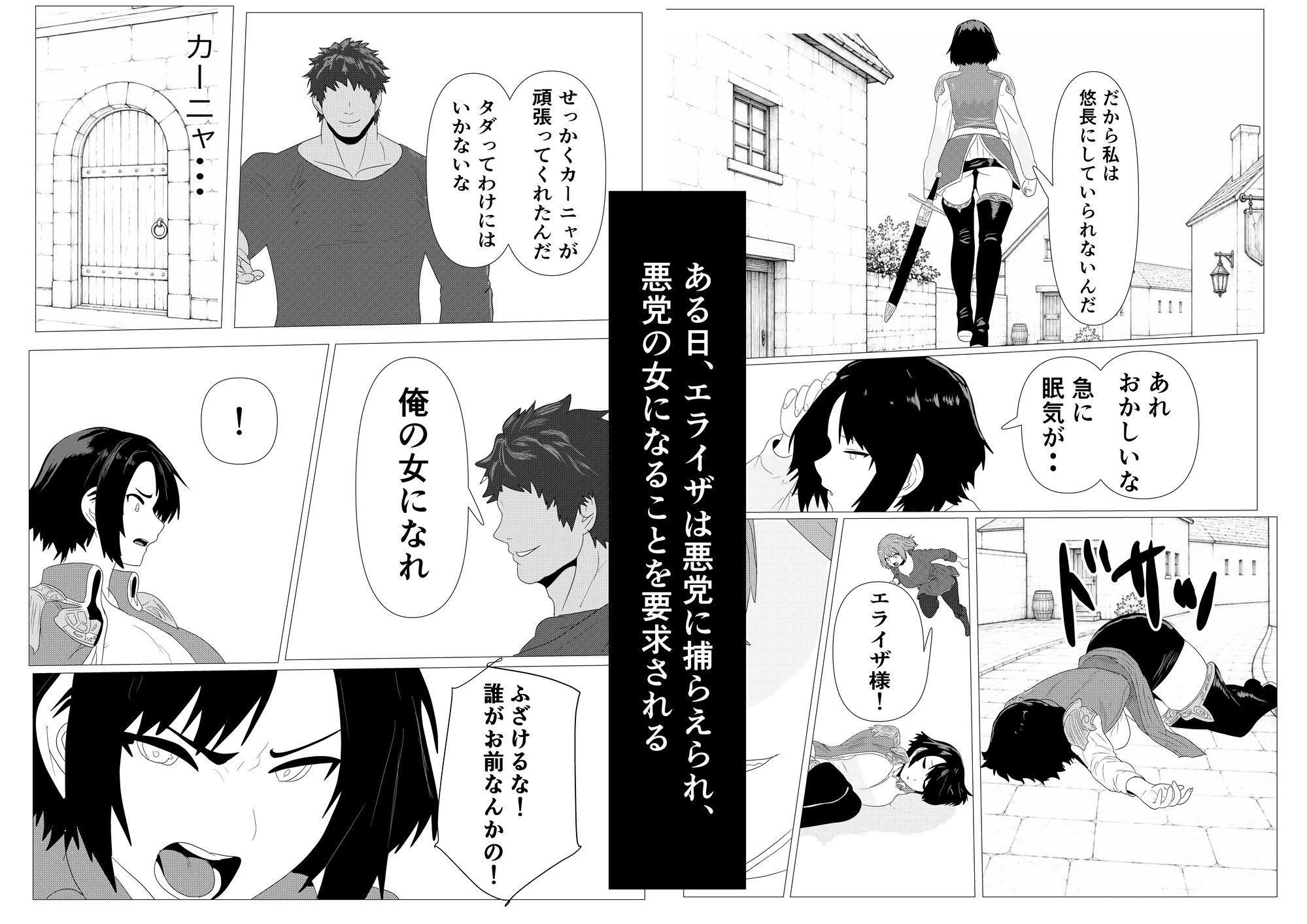 気高き女団長が堕ちるまで