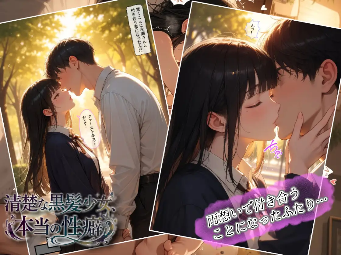 清楚な黒髪少女、本当の性癖 サンプル画像 3