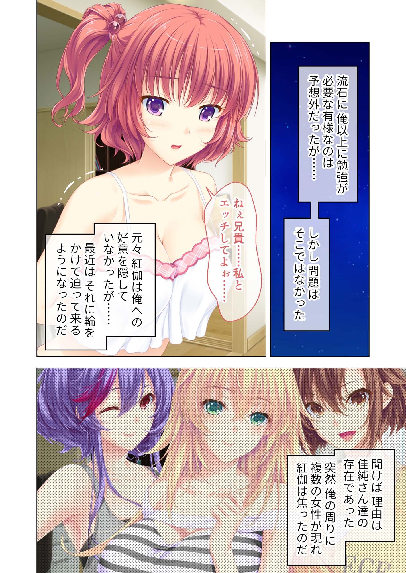 しごカレ ～豊満JD家庭教師とヒミツの溺愛カリキュラム！～ ラブレッスン開始編&ギリ義理妹編&愛されハーレム編 モザイクコミック総集編 画像2