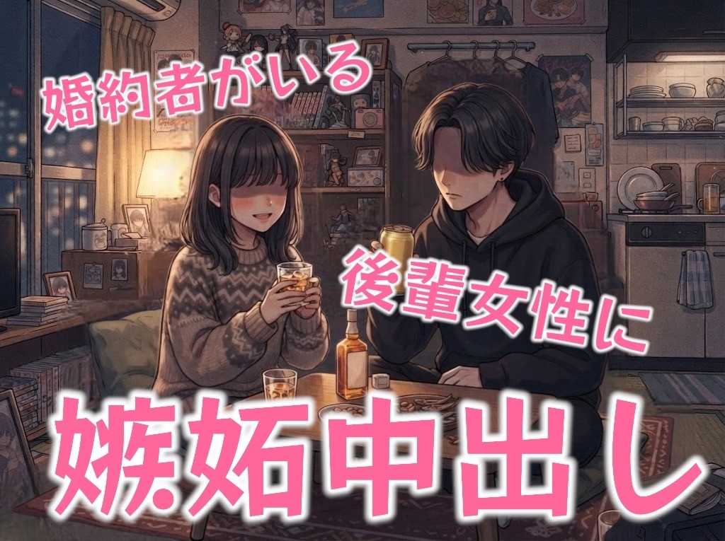 同じ母校の先輩と家飲みしてたら襲われちゃう後輩ちゃん… サンプル1
