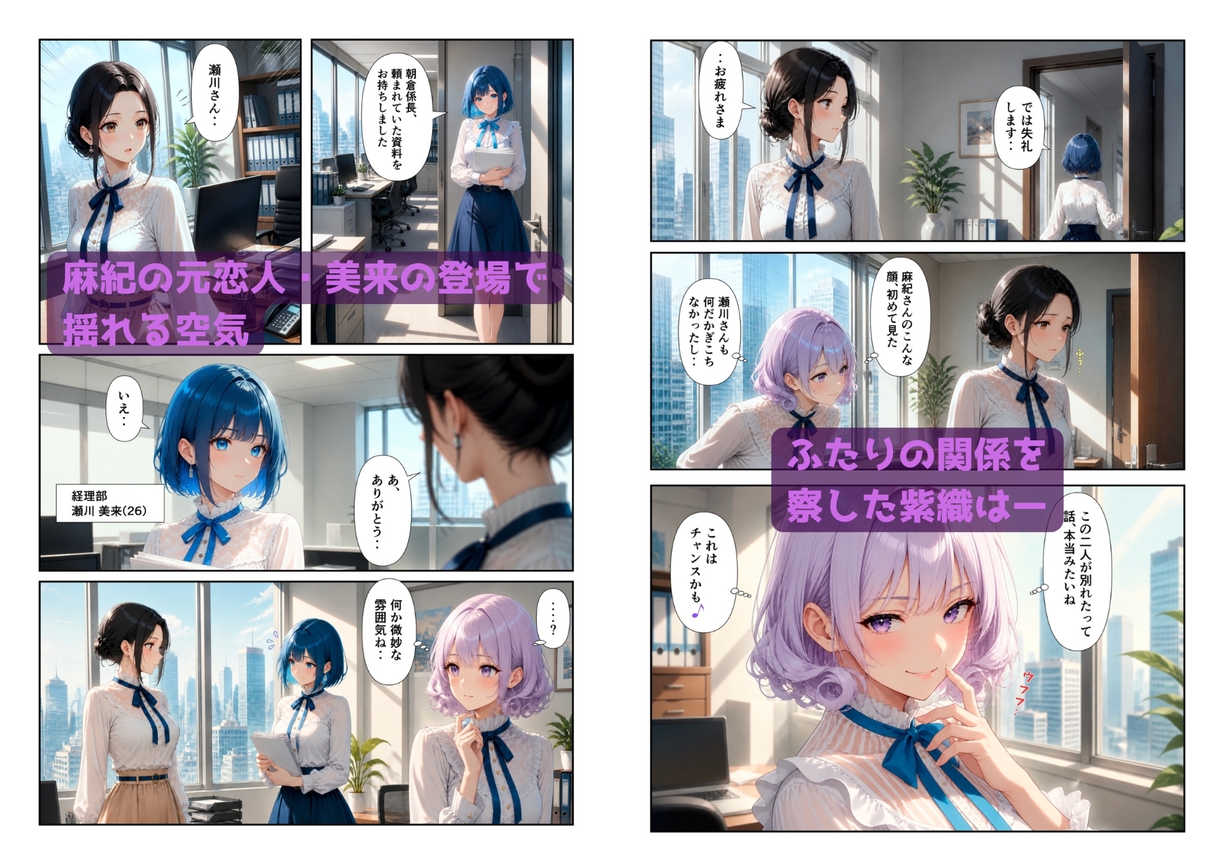「百合・トライアングル」～有能だけど”カワイイ”女上司は私のもの～ サンプル3