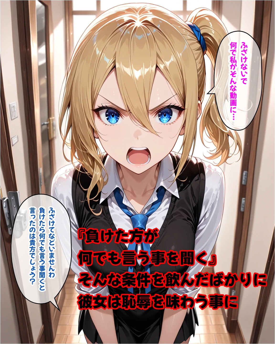 金髪クールギャル 敗北の代償 〜見知らぬ男に処女を捧げる屈辱撮影〜 サンプル1