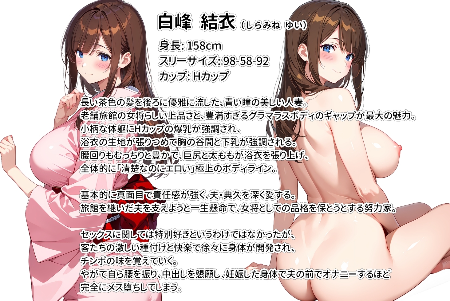経営難の温泉旅館を守るため…爆乳人妻女将が客たちに種付けられて妊娠メス堕ち！ サンプル10