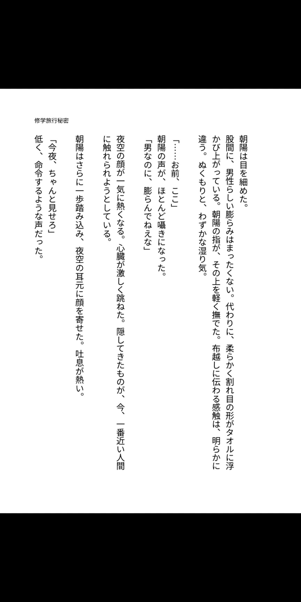 修学旅行で暴かれた秘密のメス穴 ~カントボーイの夜空は親友にクリ責めされ孕まされる~ 画像4