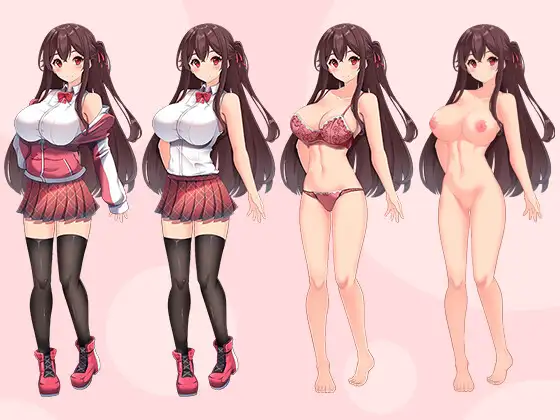 【立ち絵素材R18】 家の隣の巨乳幼馴染 フルセットPSDパック [空想番外地] | DLsite 同人 - R18