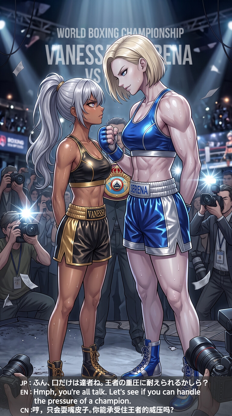 Boxing Defeat: Shattered Pride - Vanessa's Complete Loss