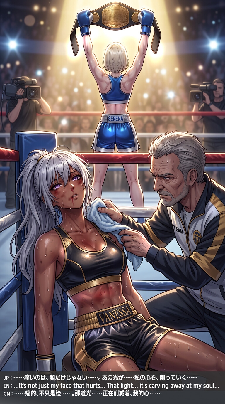 Boxing Defeat: Shattered Pride - Vanessa's Complete Loss