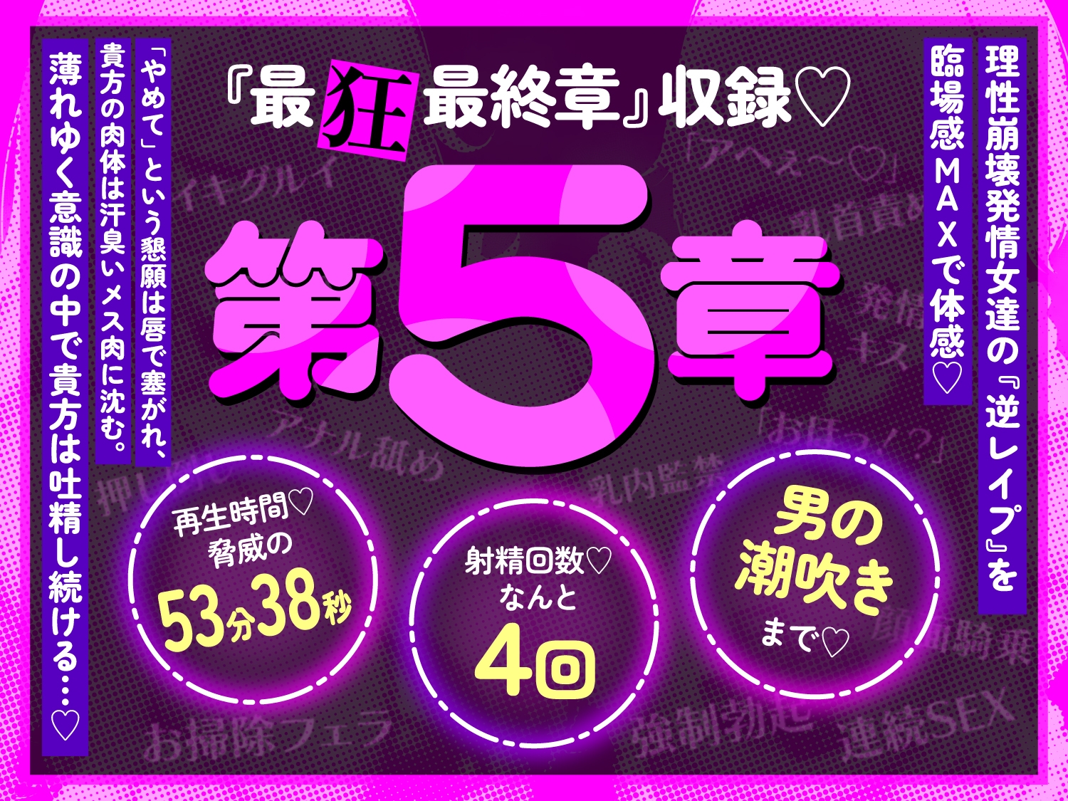 【逆レ○プ】搾精即売会〜どすけべ痴女サークルの性処理道具にされた貴方は、「イベント中」も「イベント後」も発情女2匹に容赦無く搾られる♡〜 画像4