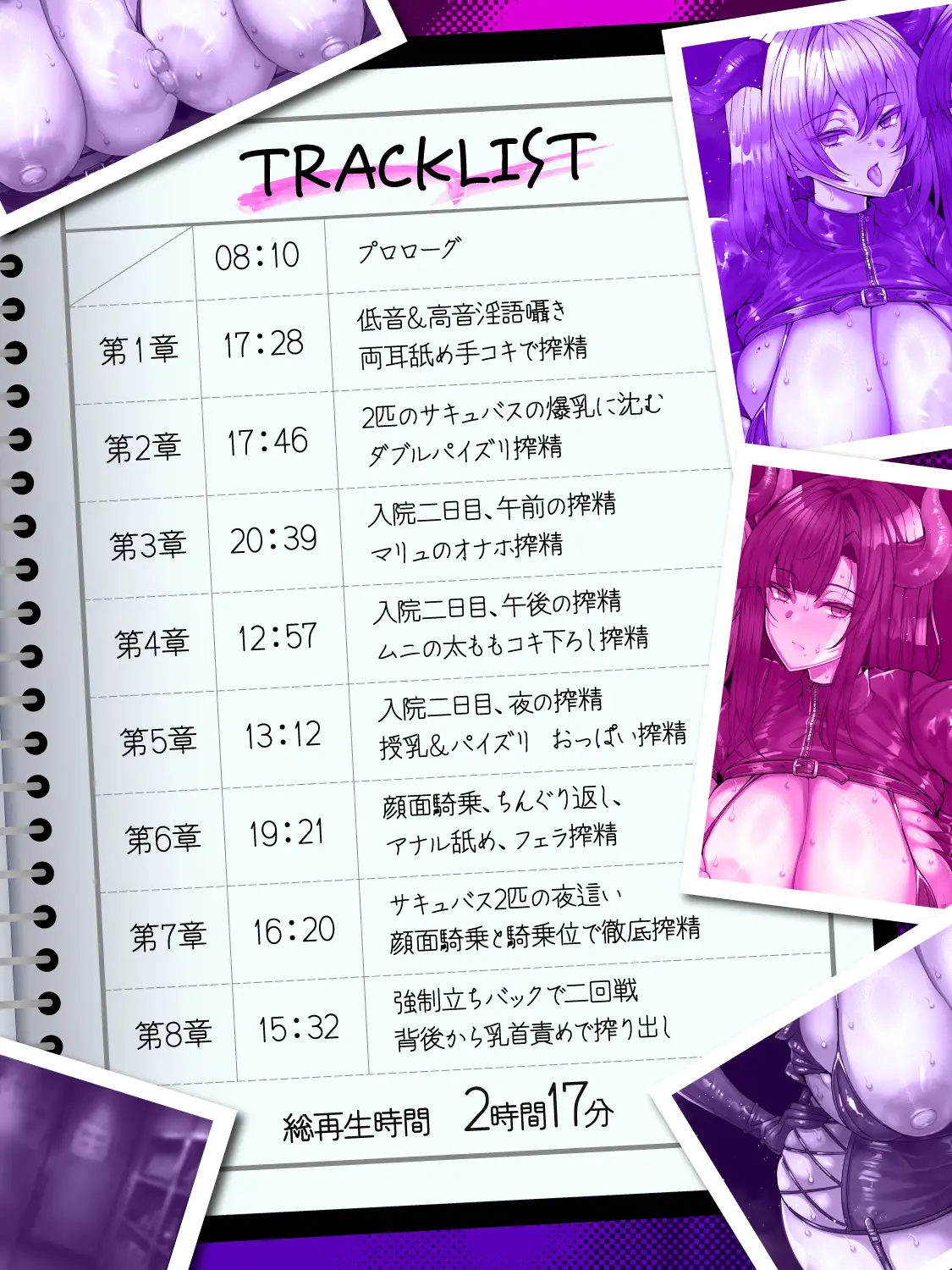 【逆レ○プ】監獄病棟7〜事務的サキュバスの投薬実験。新薬投与で精液ドバドバ、感度ビンビンになった貴方はダウナーサキュバス2匹に淡々と搾られ続ける〜_4